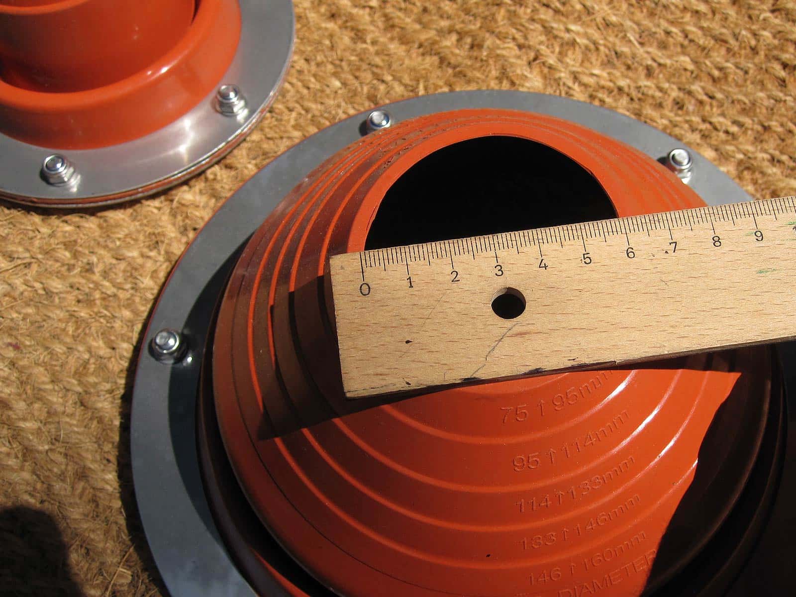 Large Flashing Kit for Tent Stoves 3" to 6-1/4”