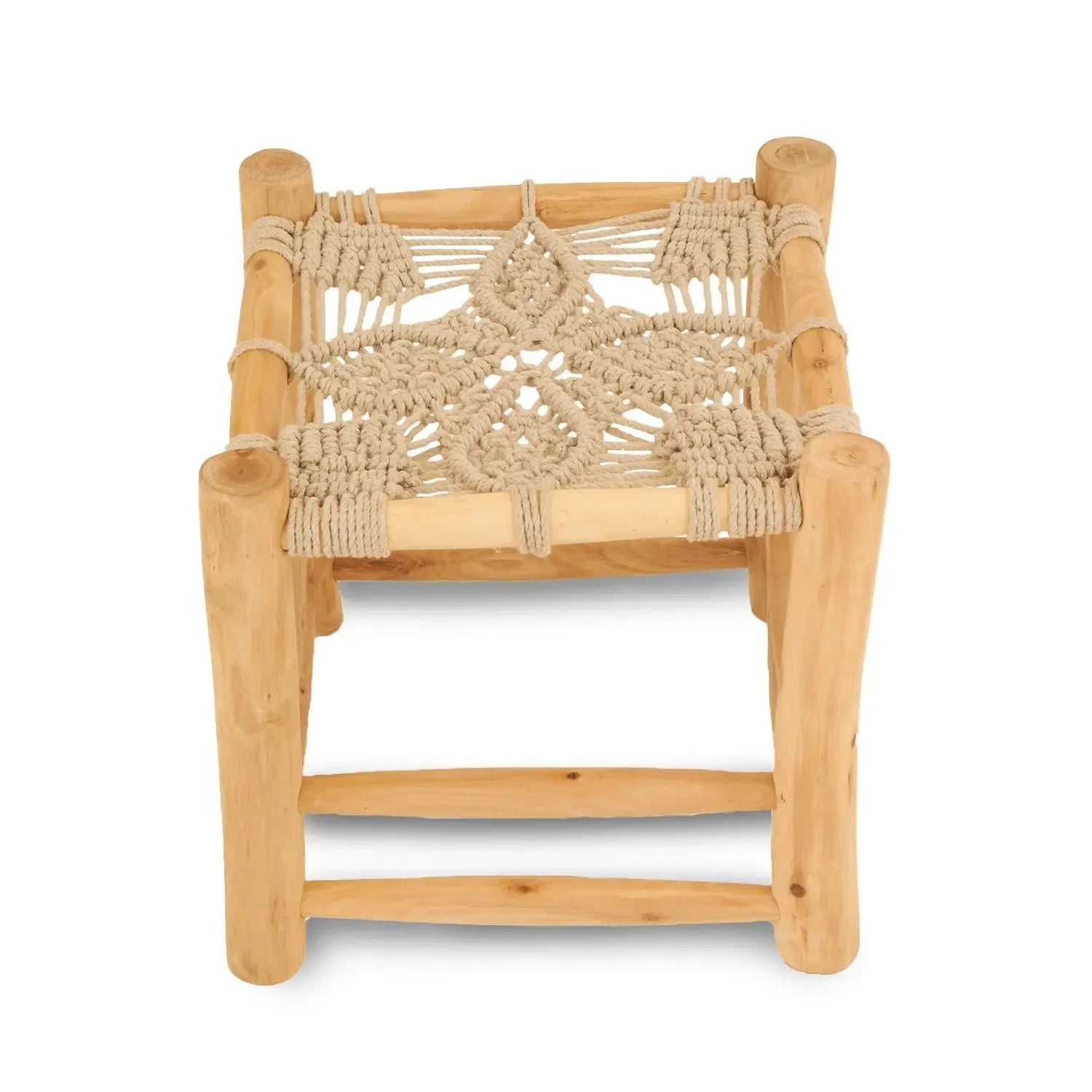 Boutique Camping Macrame Camping Stool