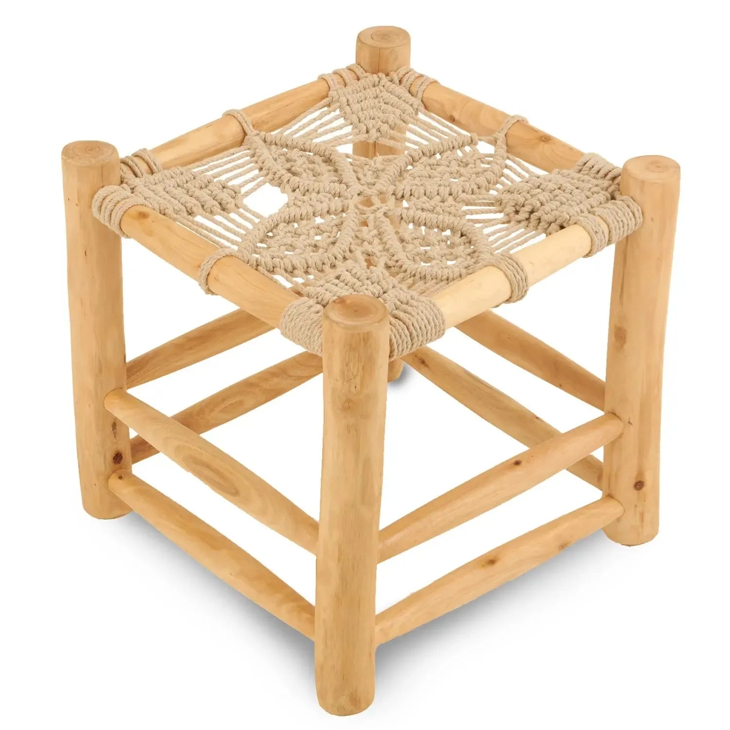 Boutique Camping Macrame Camping Stool