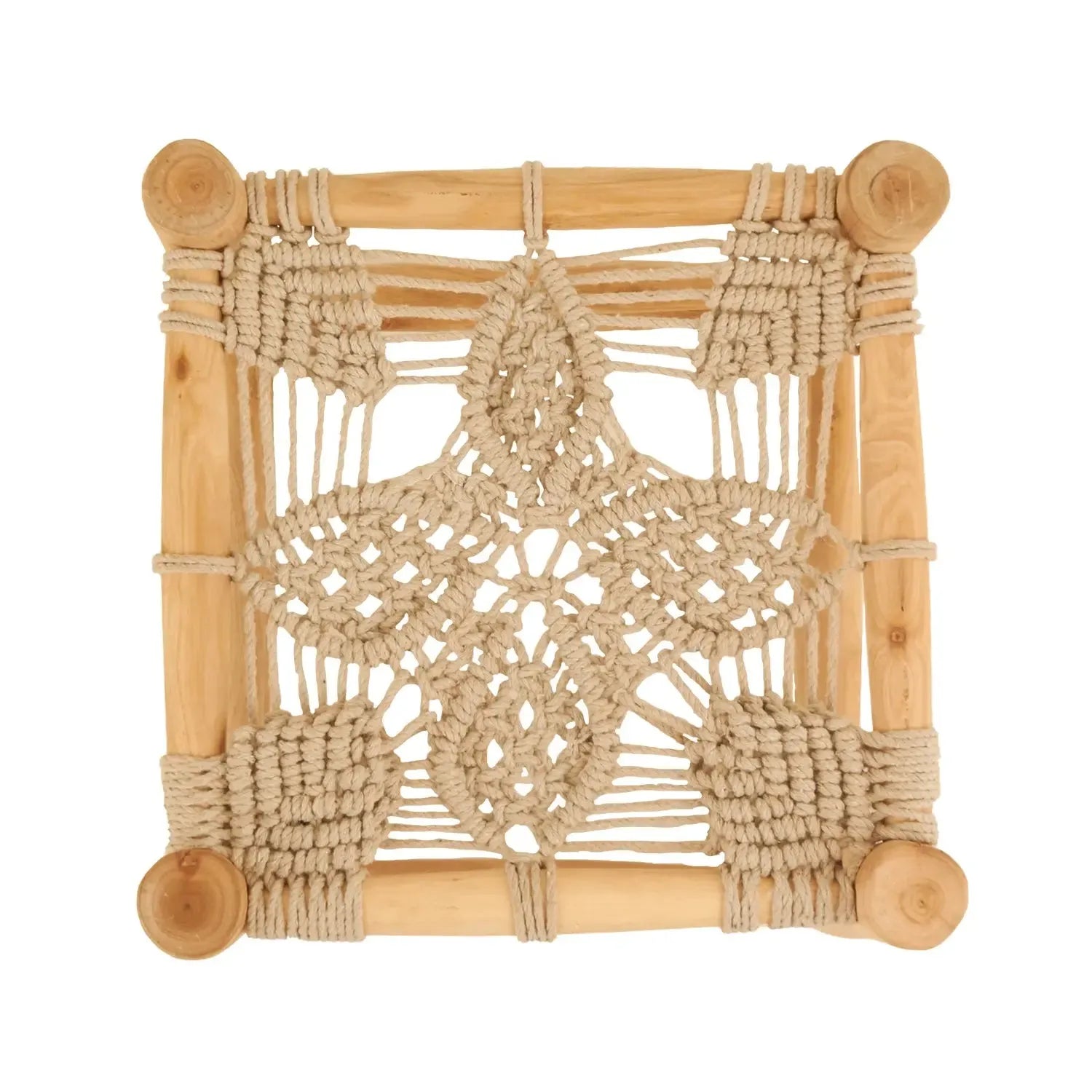 Boutique Camping Macrame Camping Stool