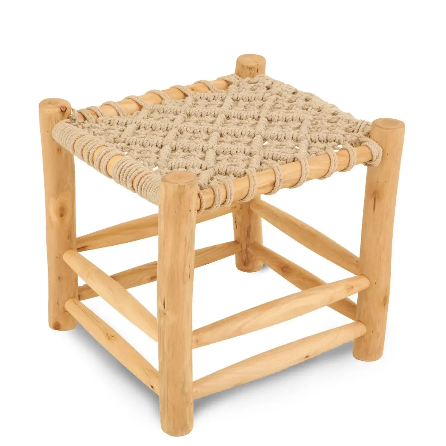 Boutique Camping Macrame Camping Stool