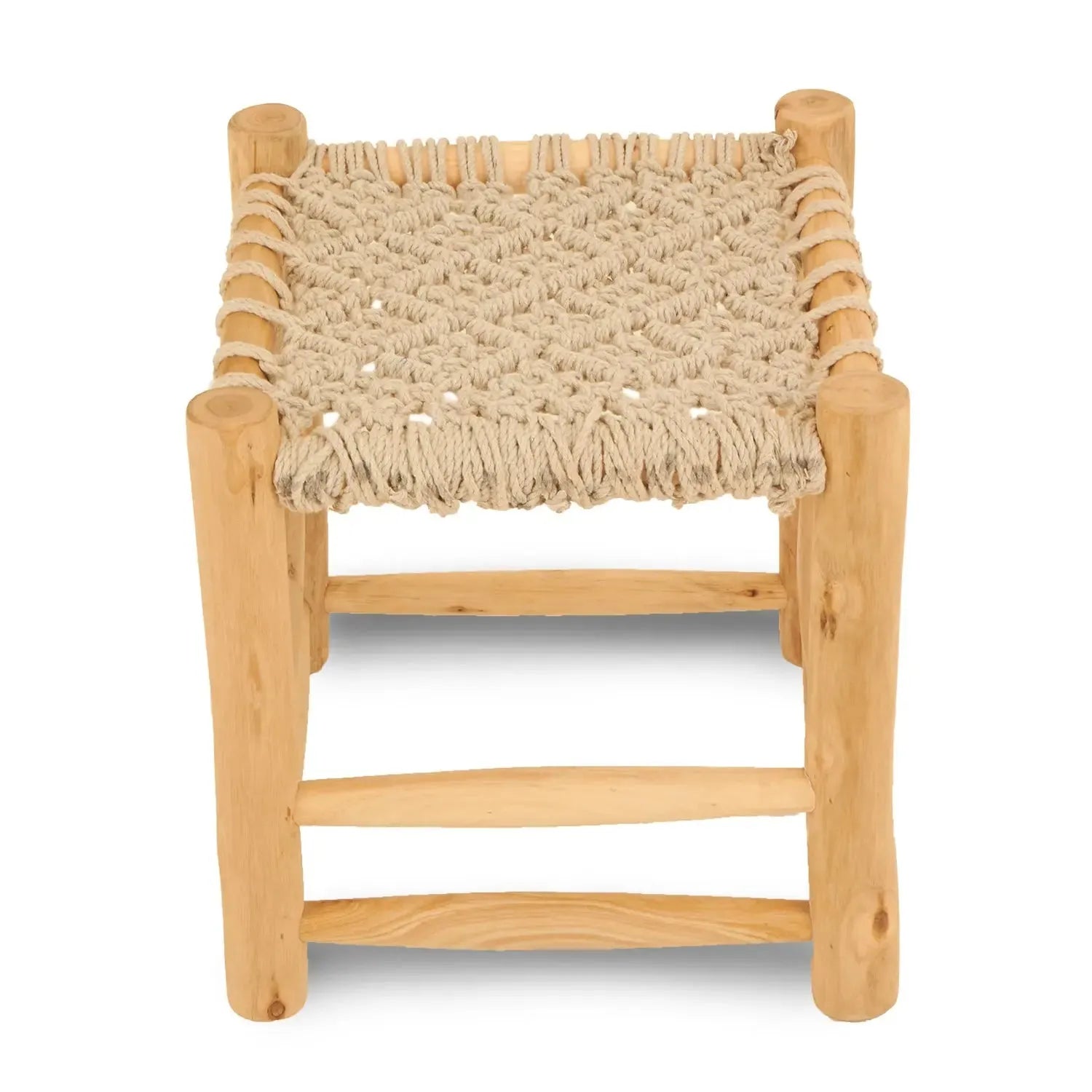 Boutique Camping Macrame Camping Stool