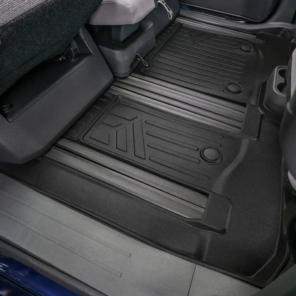 SMARTLINER Custom Fit Floor Liners For 2021-2025 Toyota Sienna with 2nd Row Bucket Seats and Spare Tire